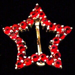 BELLY RING, reverse, star